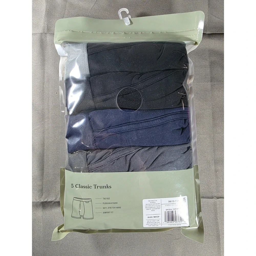 Goodfellow & Co Men's Classic Boxer‎ Briefs 5pk Size XL 40/42 Factory Sealed